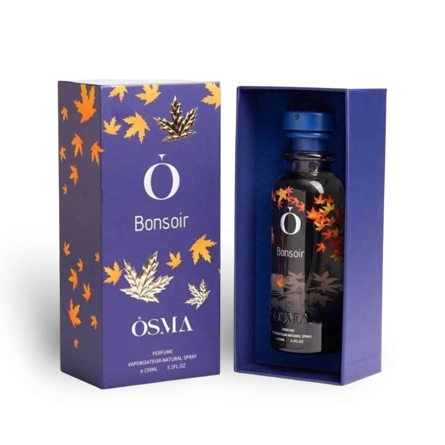 Osma Bonsoir 150ml Eau de Parfum by Osma bottle and box
