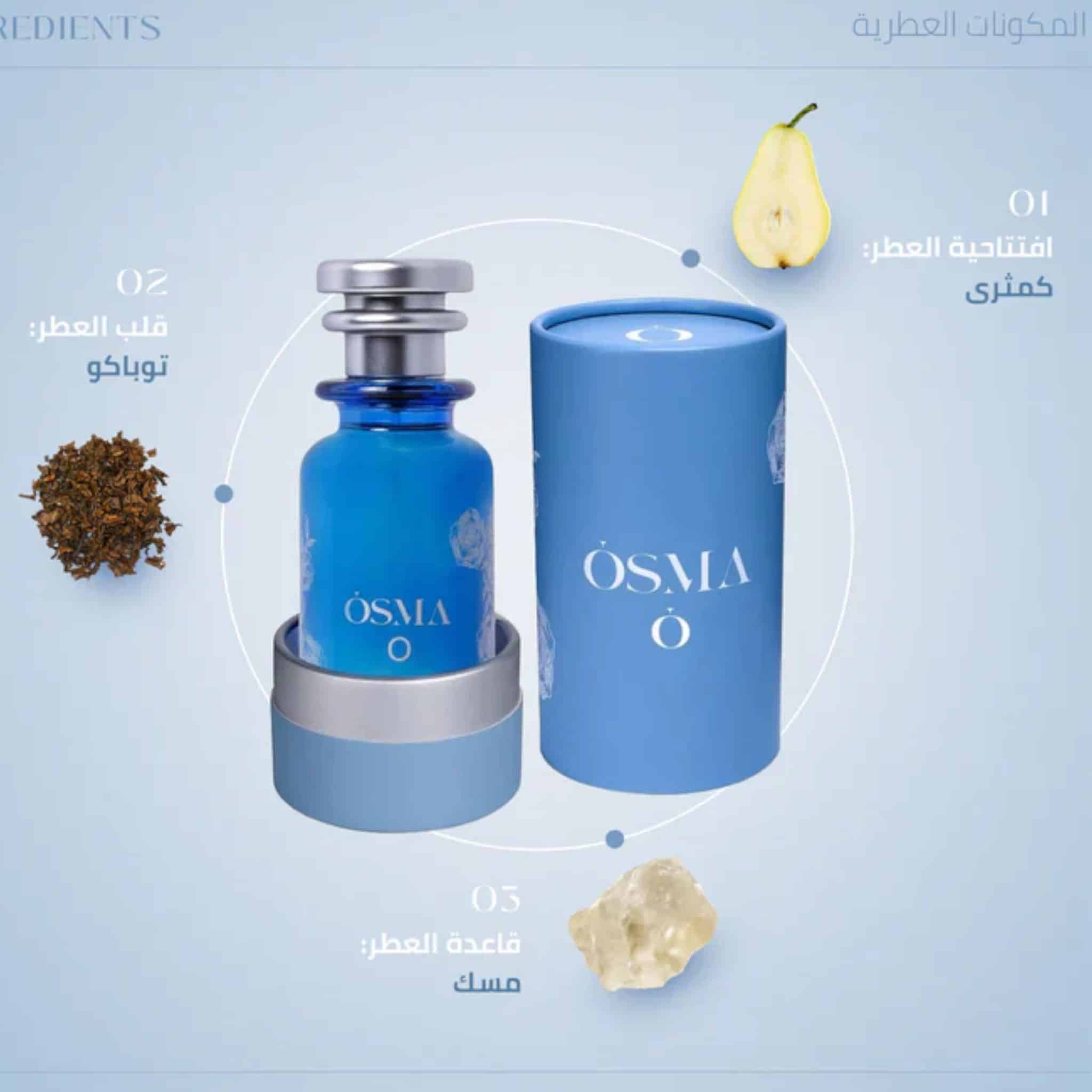Osma O 150ml Eau de Parfum by Osma perfume bottle close up