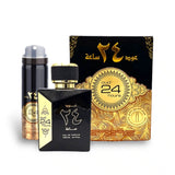 Oud 24 Hours 100ml Eau de Parfum by Ard Al Zaafaran perfume bottle close up