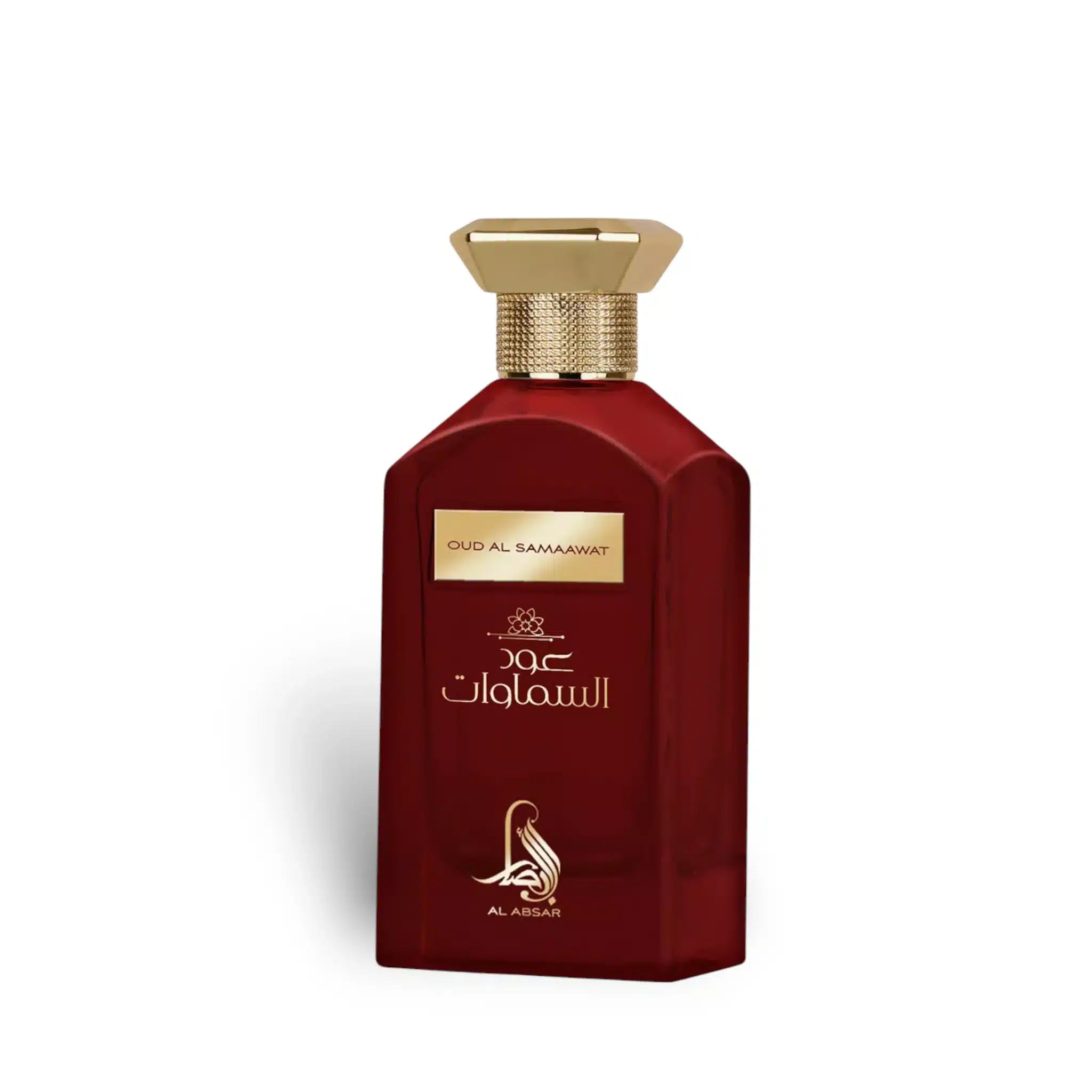 Oud Al Samaawat 100ml Eau de Parfum by Al Absar fragrance packaging front view
