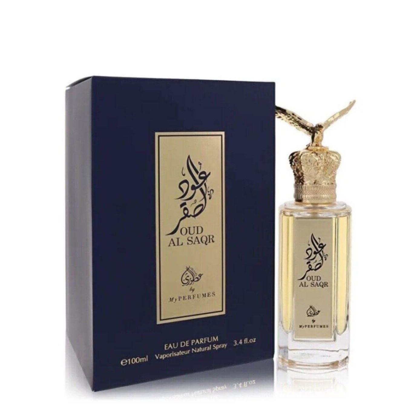 Oud Al Saqr 100ml Eau de Parfum by My Perfumes bottle and box