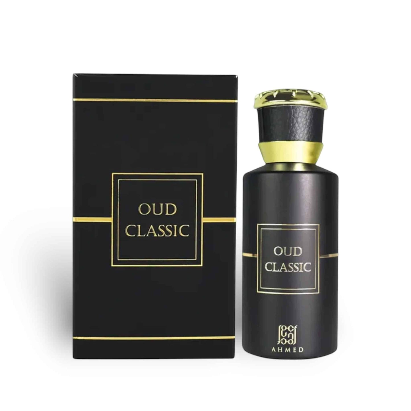 Oud Classic 50ml Eau de Parfum by Ahmed Al Maghribi bottle and box