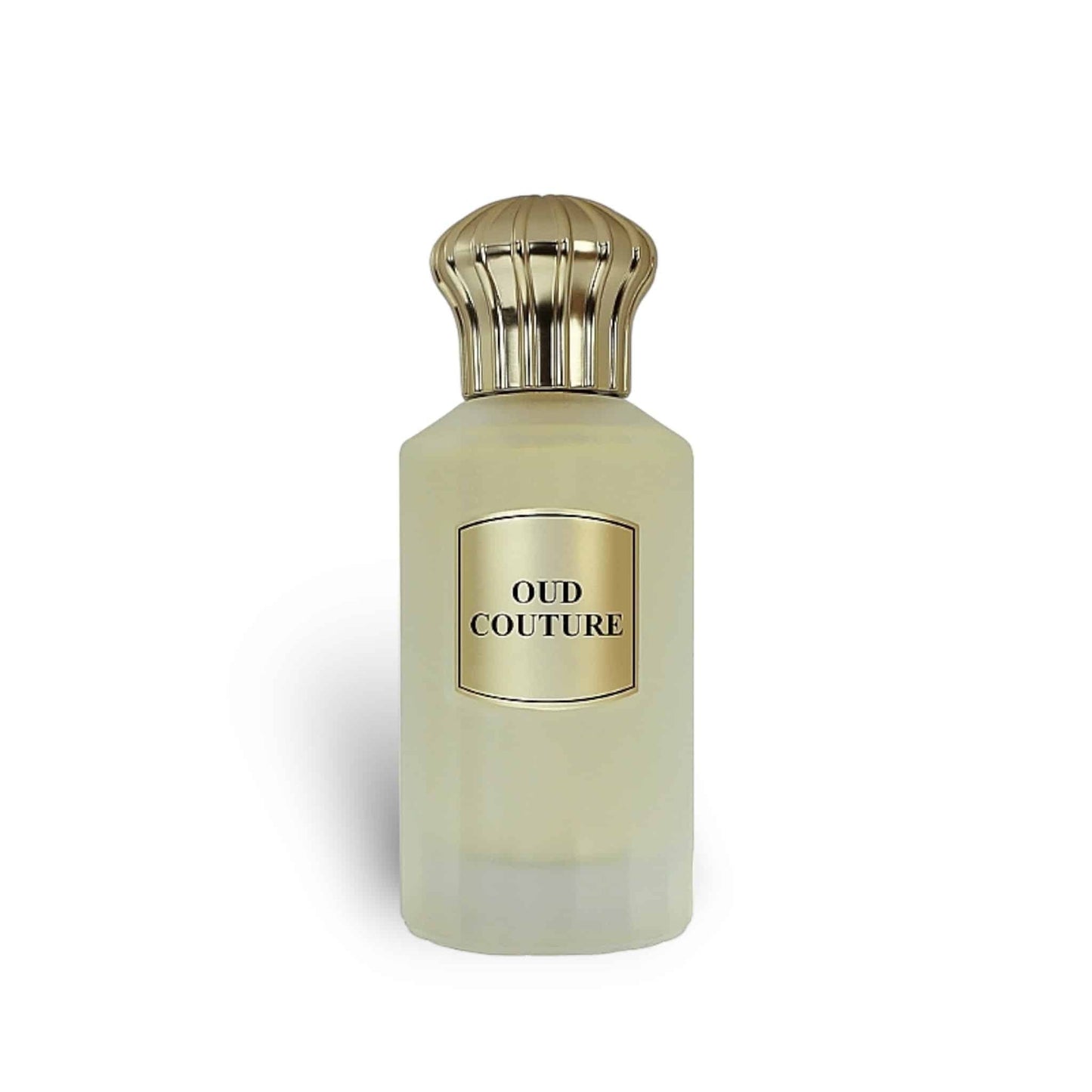 Oud Couture 100ml Extrait de Parfum by Ahmed Al Maghribi fragrance packaging front view