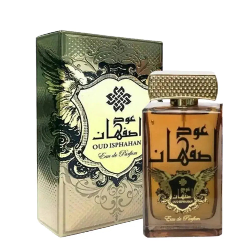 Oud Isphahan 100ml Eau de Parfum by Ard Al Zaafaran bottle and box
