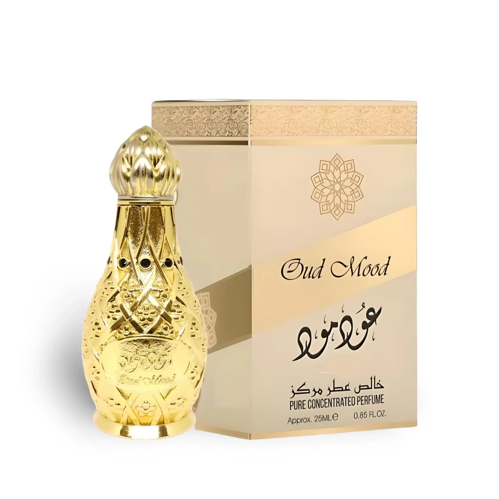 Oud Mood Concentrated ( ) 25ml Perfume Oil by Lattafa perfume oil bottle