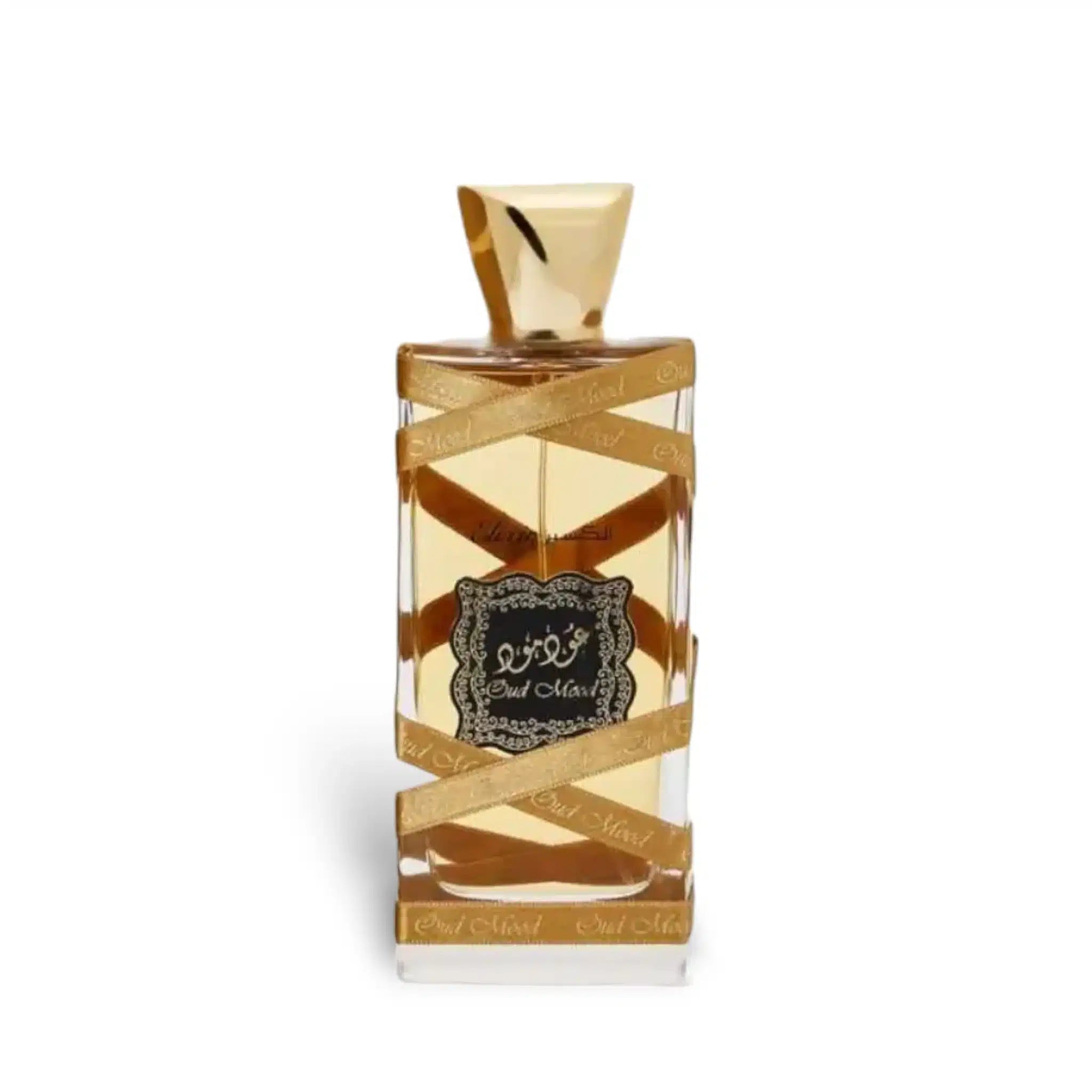 Oud Mood Elixir 100ml Eau de Parfum by Lattafa fragrance packaging front view