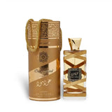 Oud Mood Elixir 100ml Eau de Parfum by Lattafa bottle and box