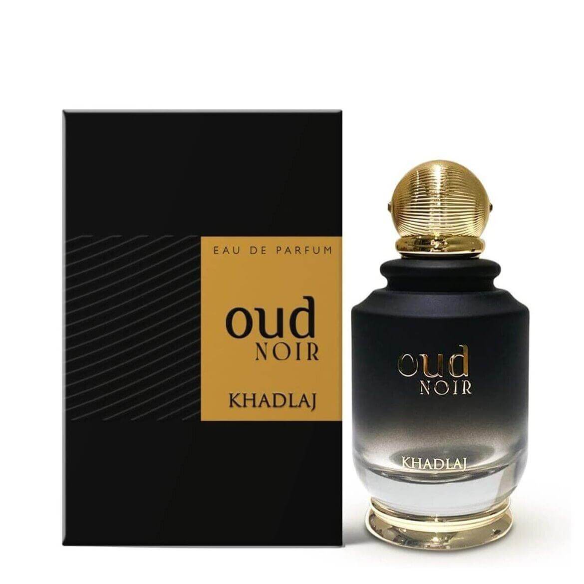 Oud Noir 100ml Eau de Parfum by Khadlaj bottle and box