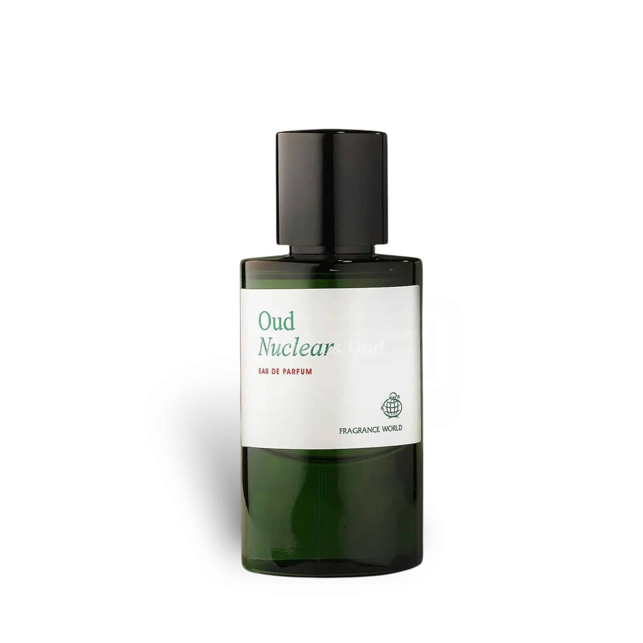 Oud Nuclear 60ml Eau de Parfum by Fragrance World fragrance packaging front view