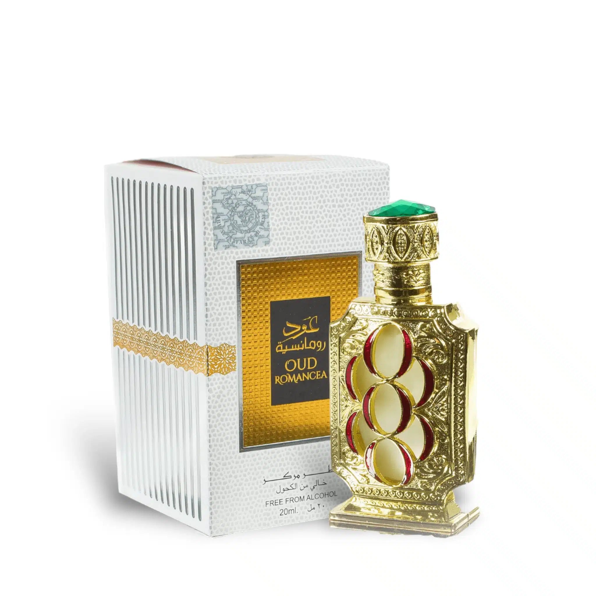 Oud Romancea Concentrated ( ) 20ml Perfume Oil by Ard Al Zaafaran perfume oil bottle