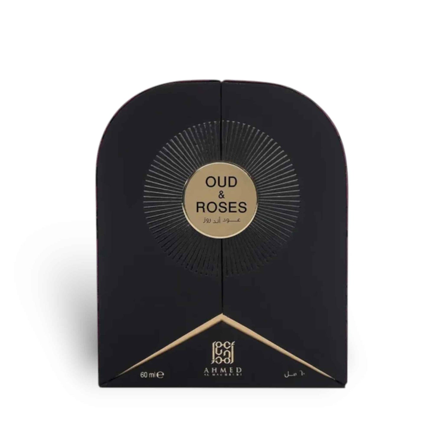 Oud &amp; Roses 60ml Eau de Parfum by Ahmed Al Maghribi fragrance bottle