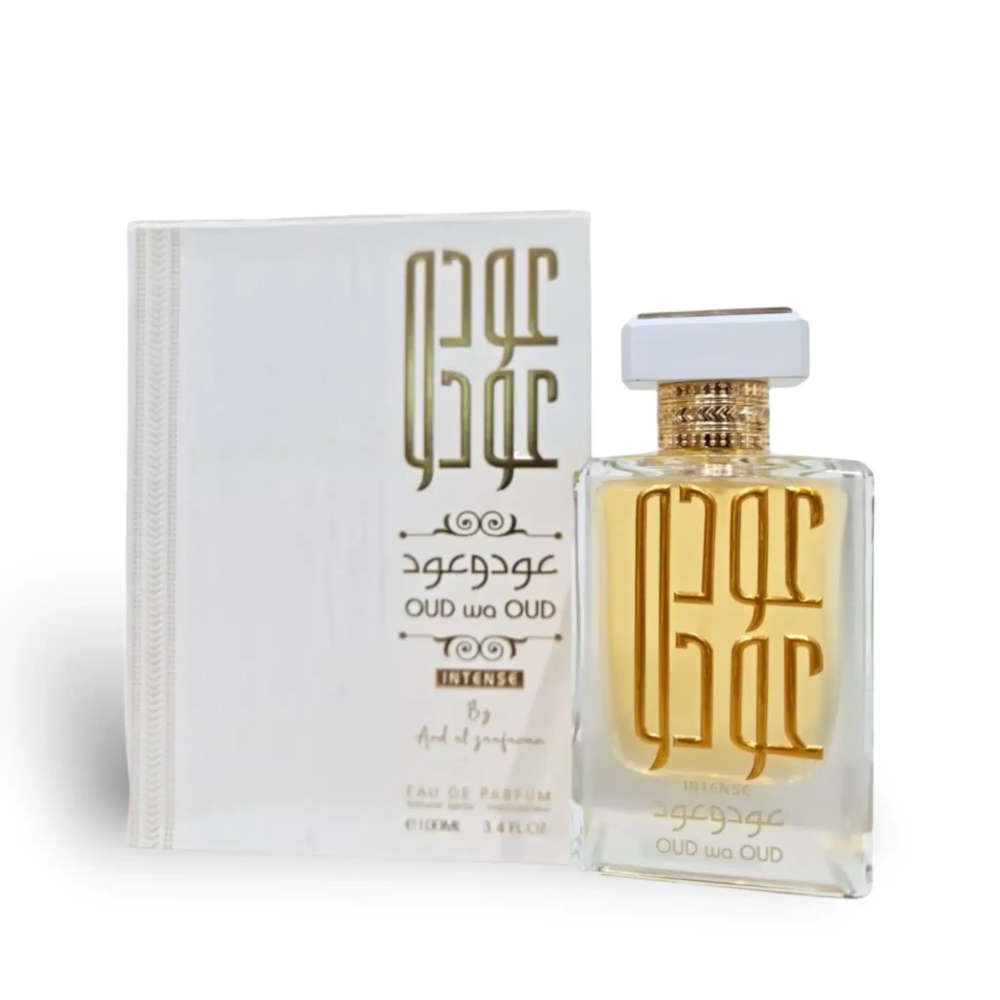Oud Wa Oud Intense 100ml Eau de Parfum by Ard Al Zaafaran bottle and box