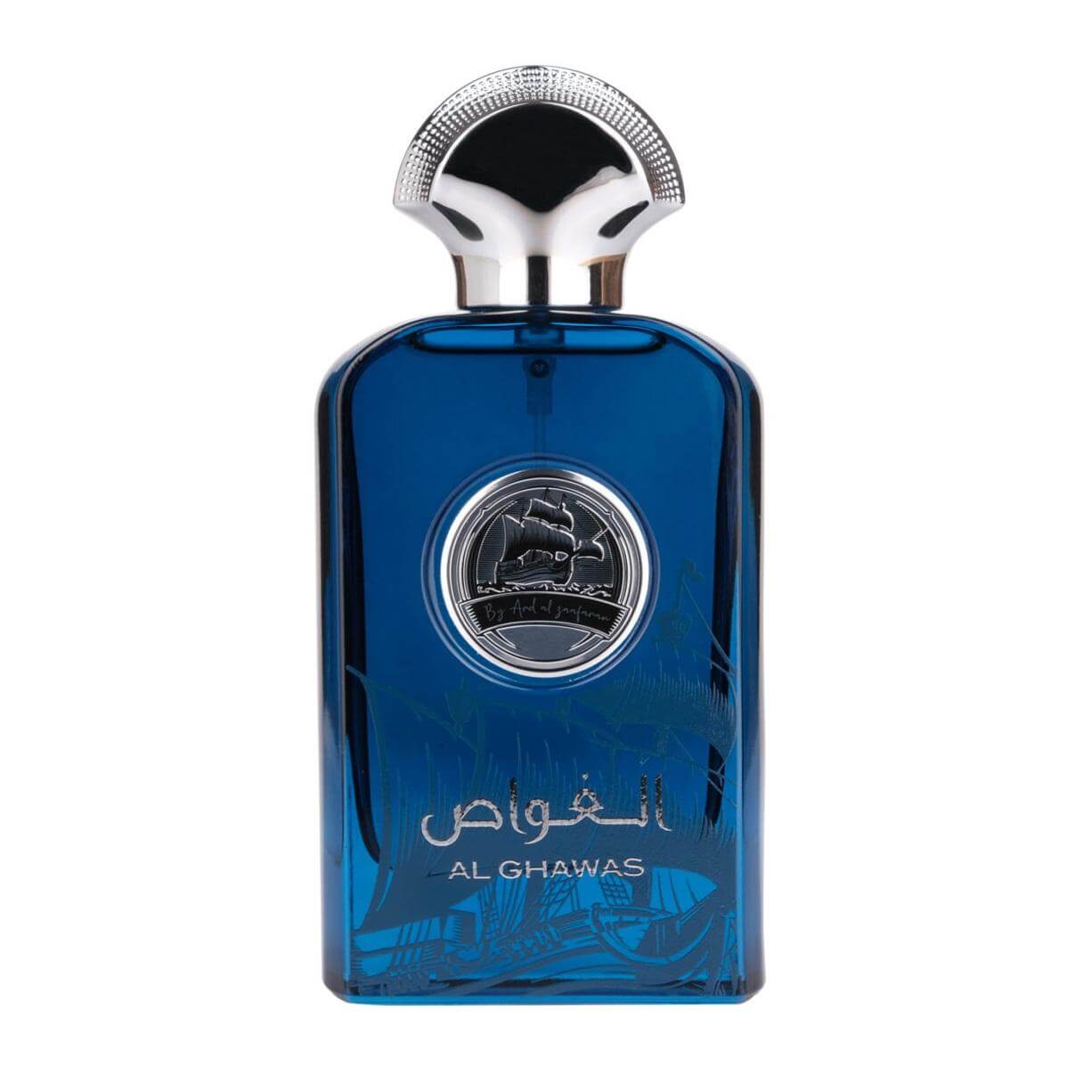 Al Ghawas 100ml Eau de Parfum by Ard Al Zaafaran fragrance packaging front view