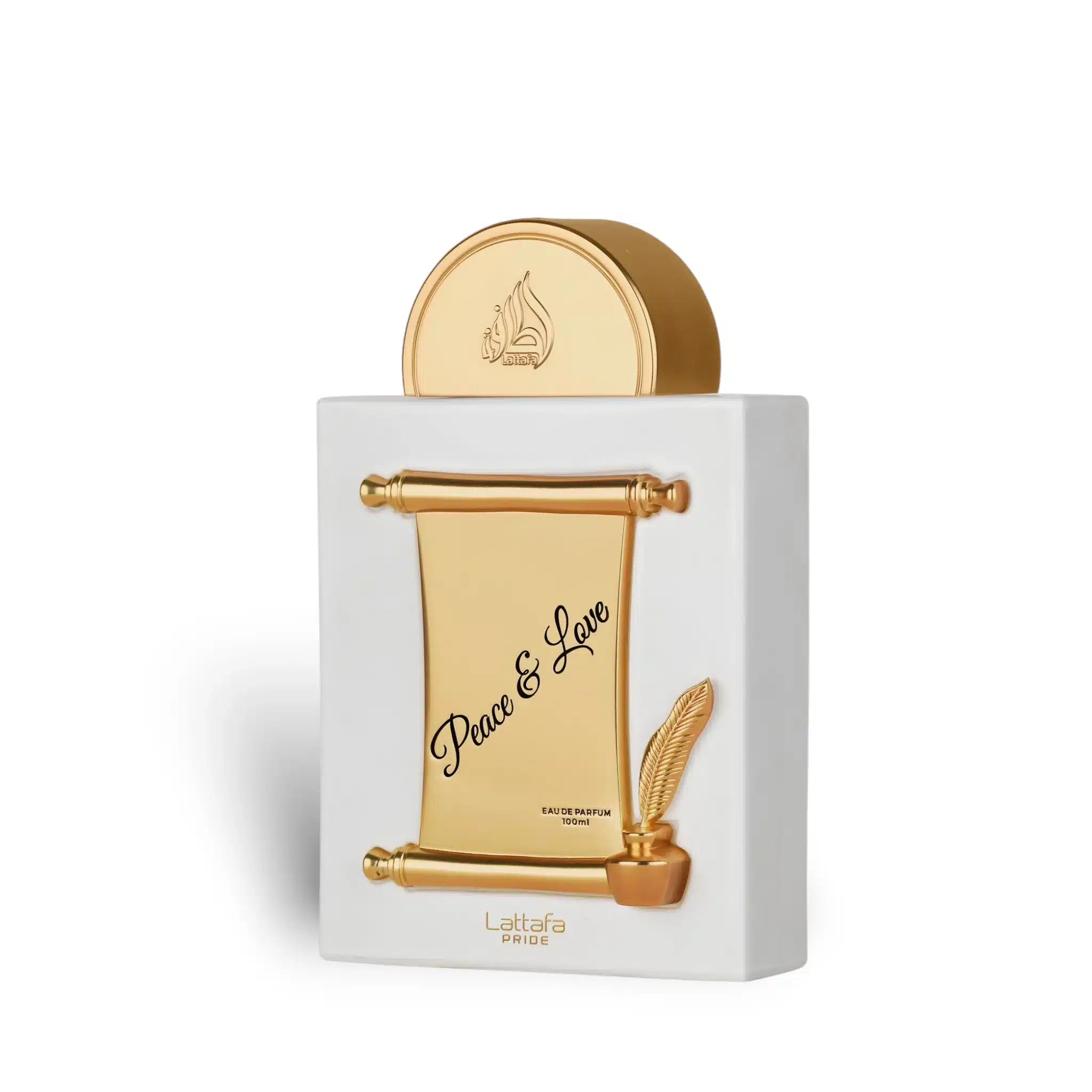 Peace &amp; Love 100ml Eau de Parfum by Lattafa Pride fragrance bottle