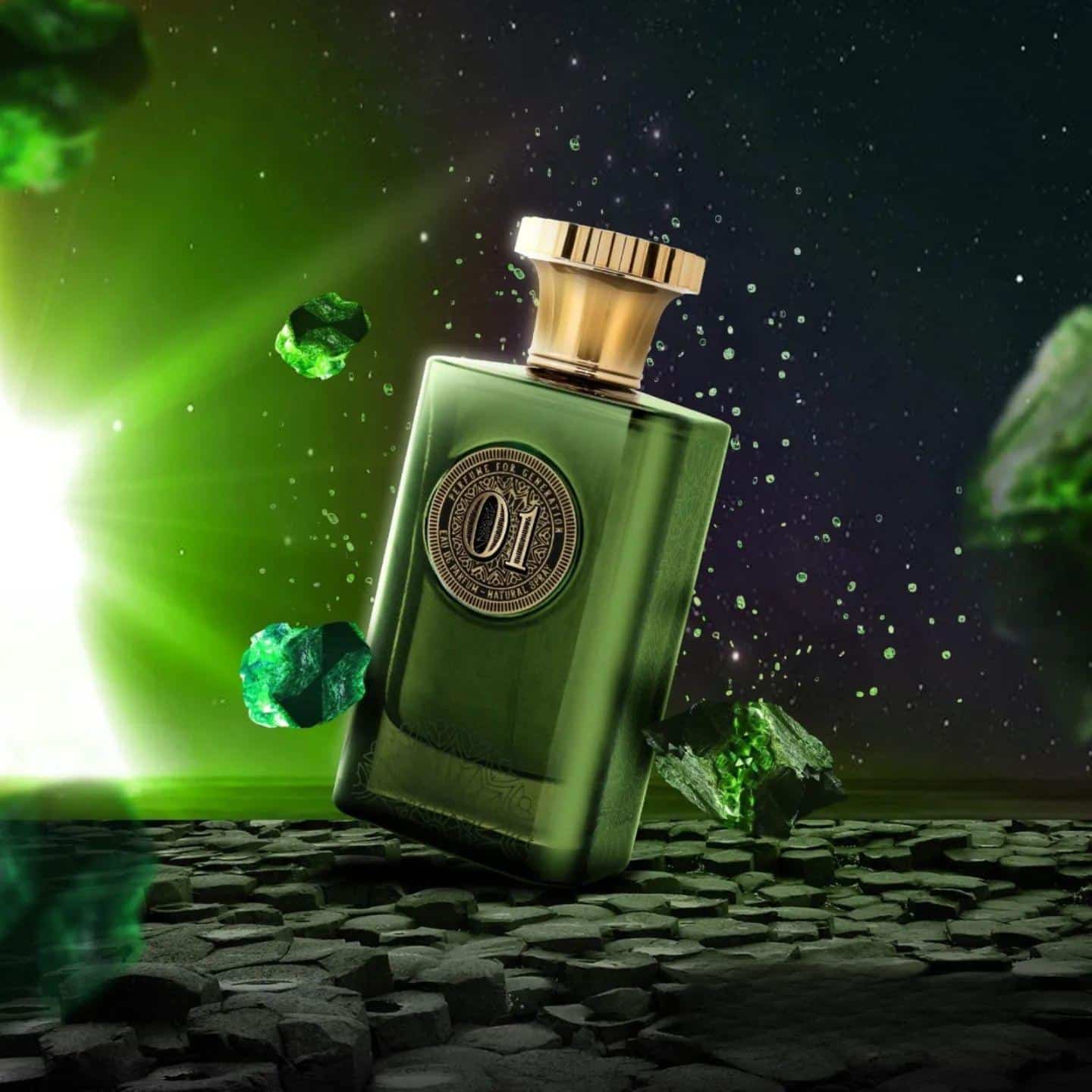 for Generation 01 90ml Eau de Parfum by Fragrance World fragrance packaging front view
