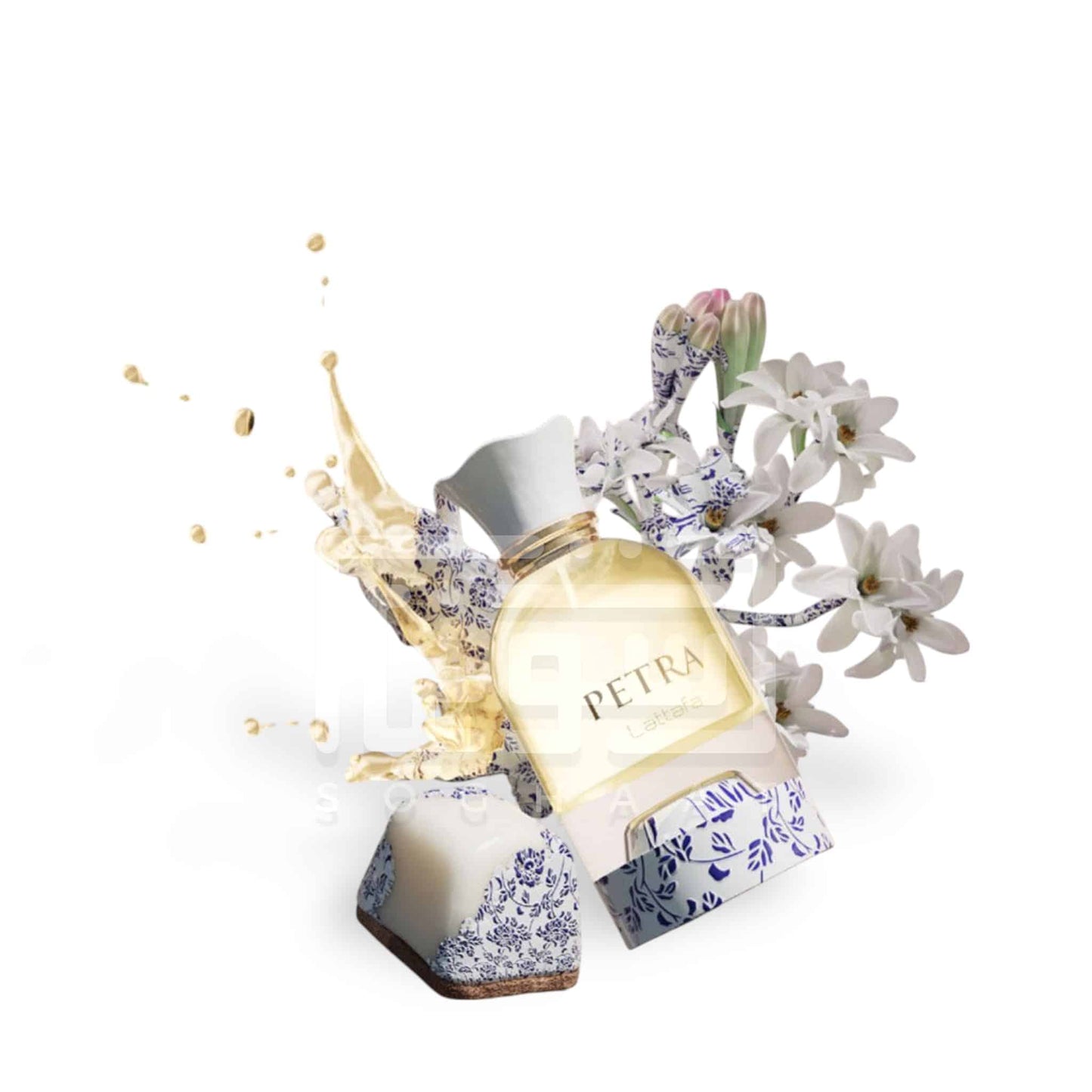 Petra 100ml Eau de Parfum by Lattafa perfume bottle close up