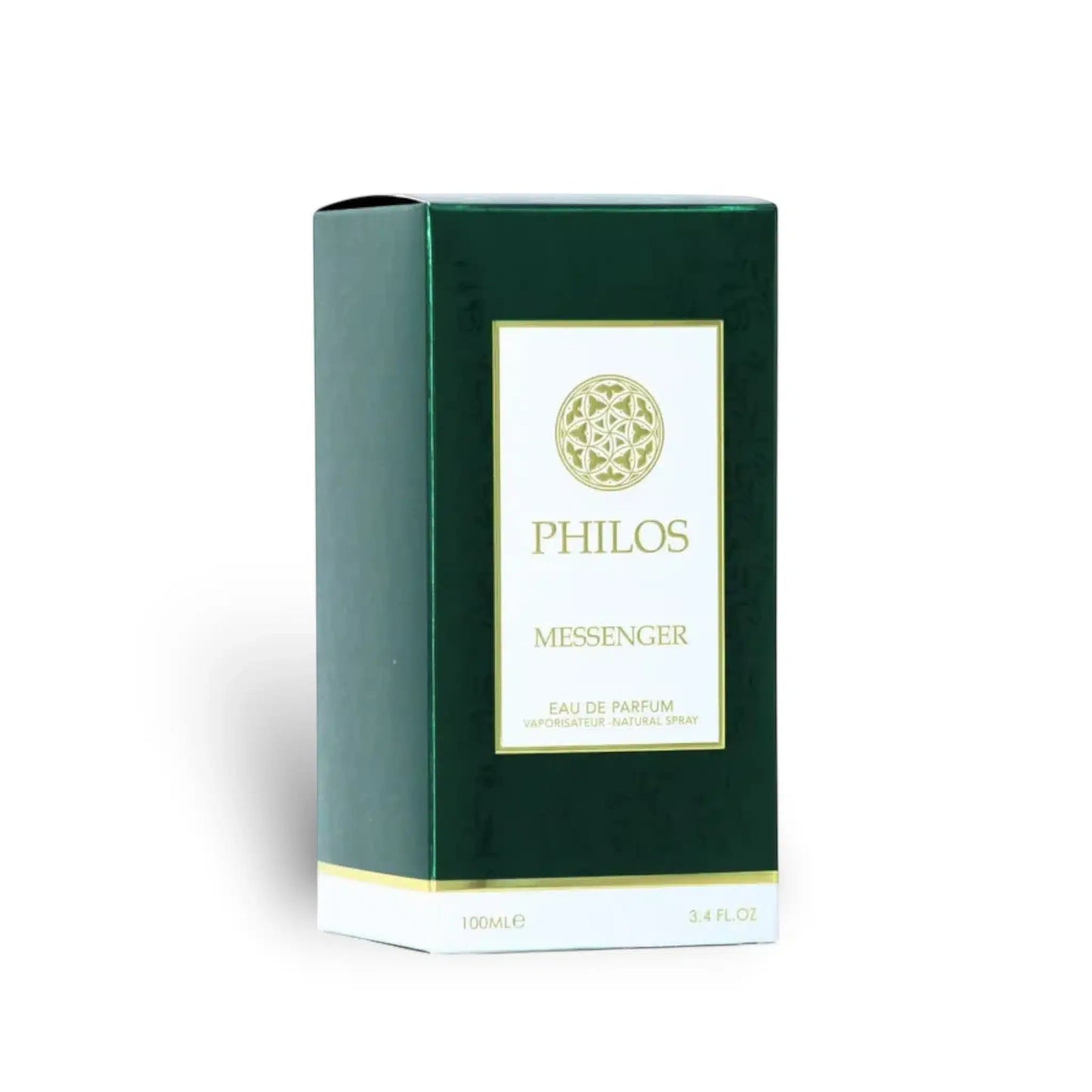 Philos Messenger 100ml Eau de Parfum by Maison Alhambra perfume bottle close up
