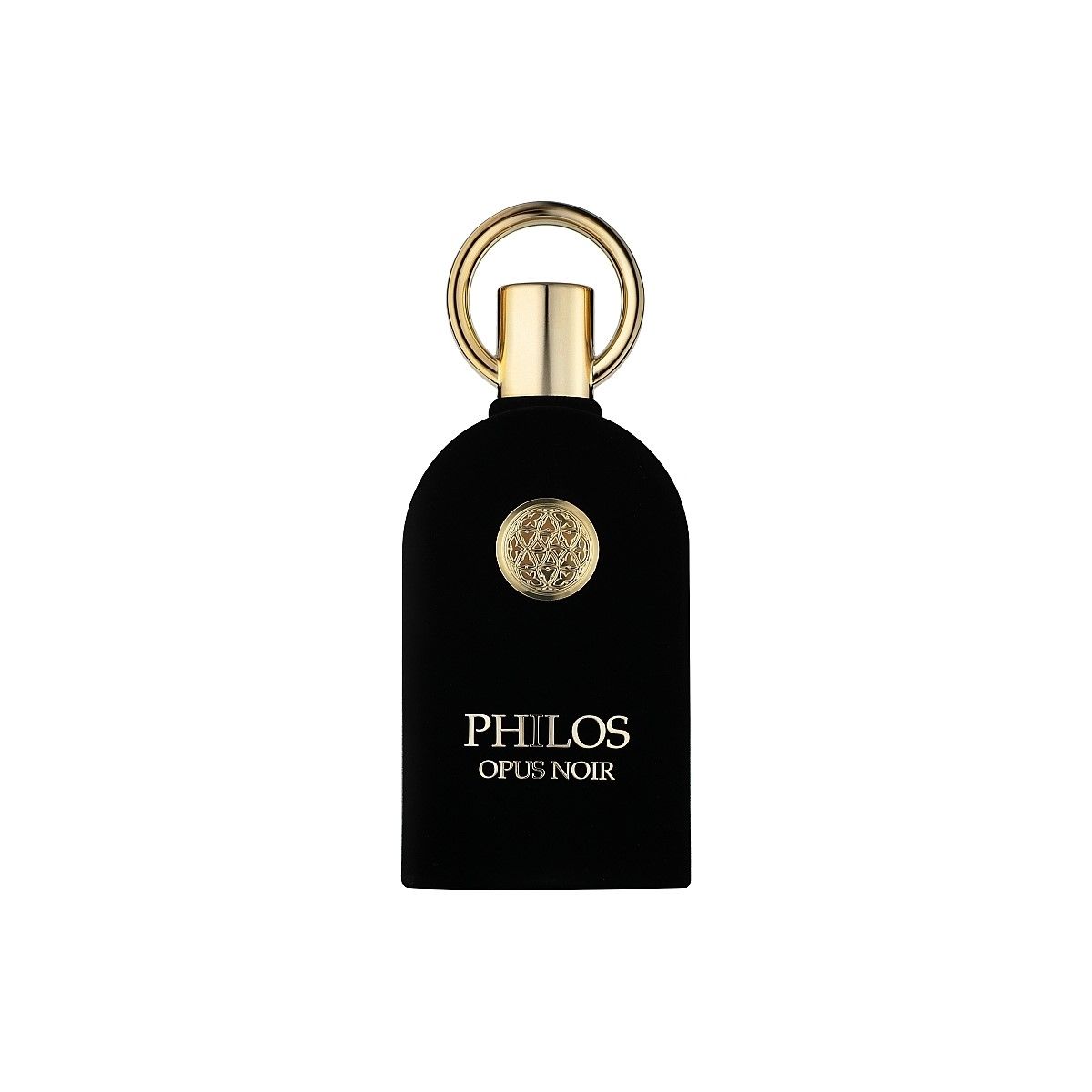 Philos Opus Noir 100ml Eau de Parfum by Maison Alhambra fragrance packaging front view