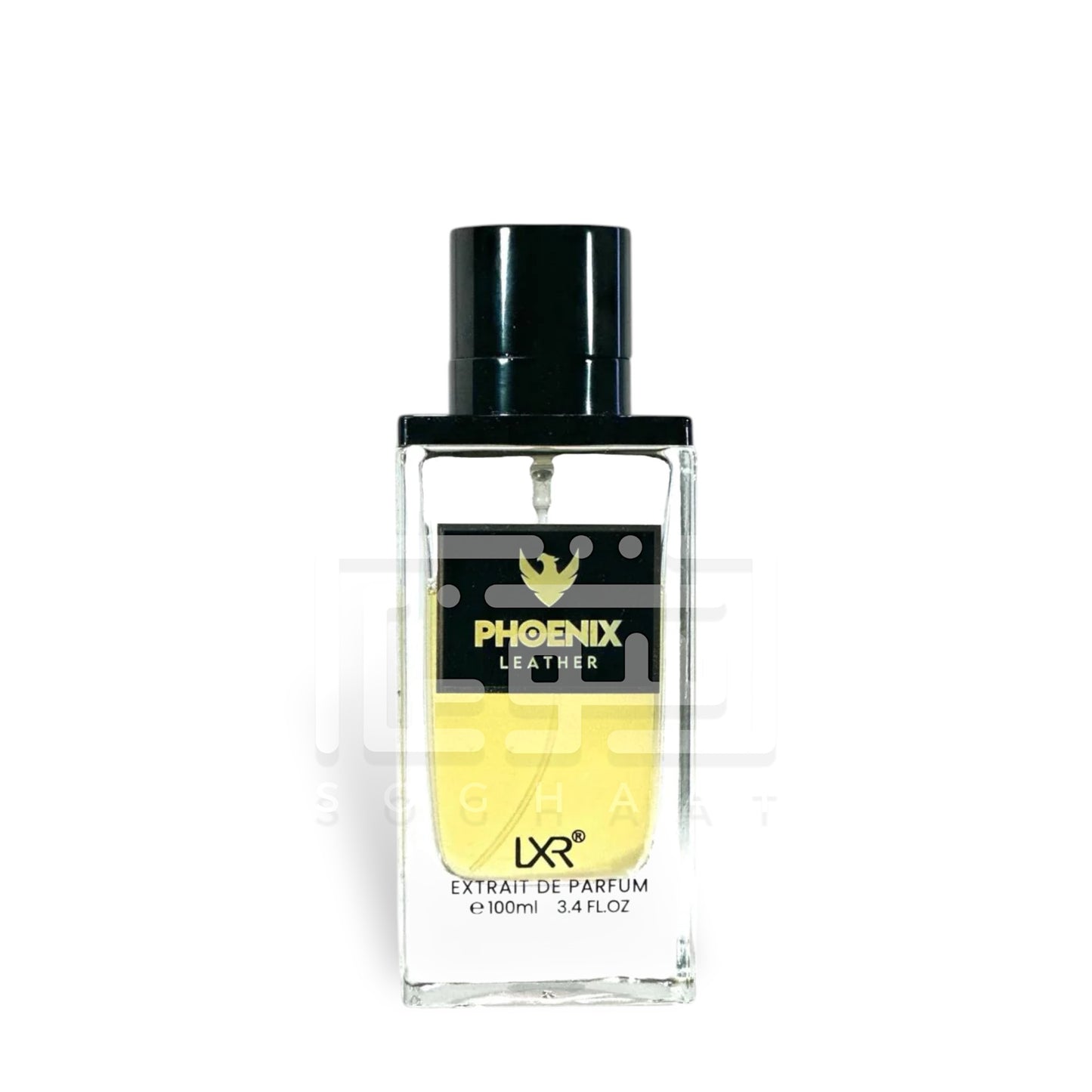 Phoenix Leather 100ml Extrait de Parfum by LXR fragrance packaging front view
