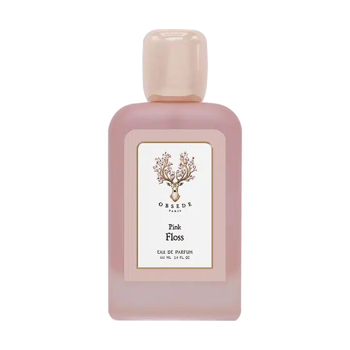 Pink Floss 100ml Eau de Parfum by Obsede Paris fragrance packaging front view
