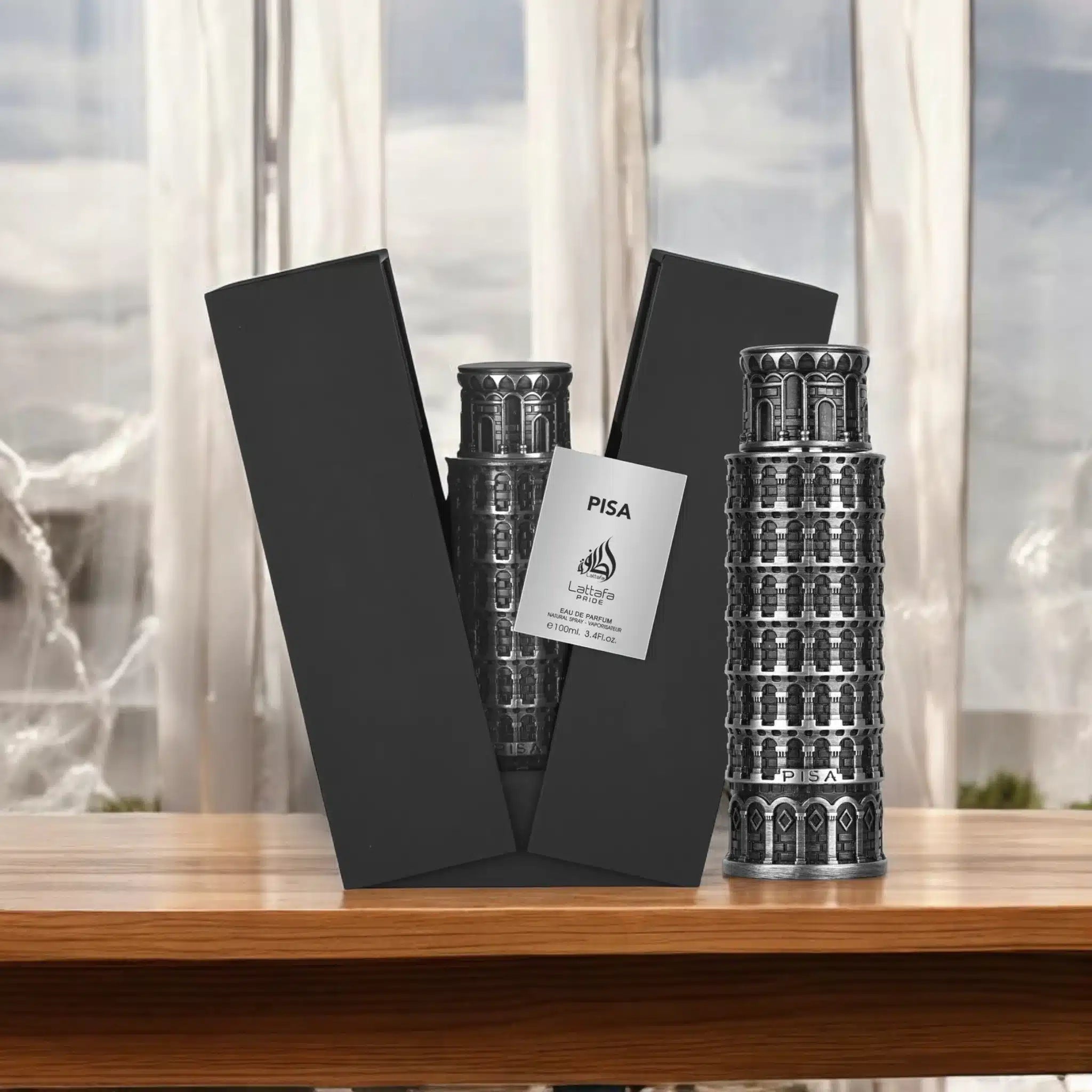 Pisa 100ml Eau de Parfum by Lattafa Pride fragrance bottle