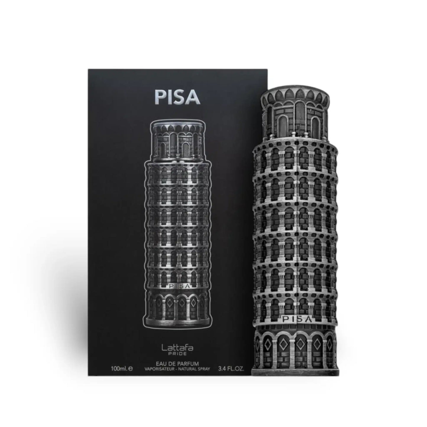 Pisa 100ml Eau de Parfum by Lattafa Pride fragrance bottle