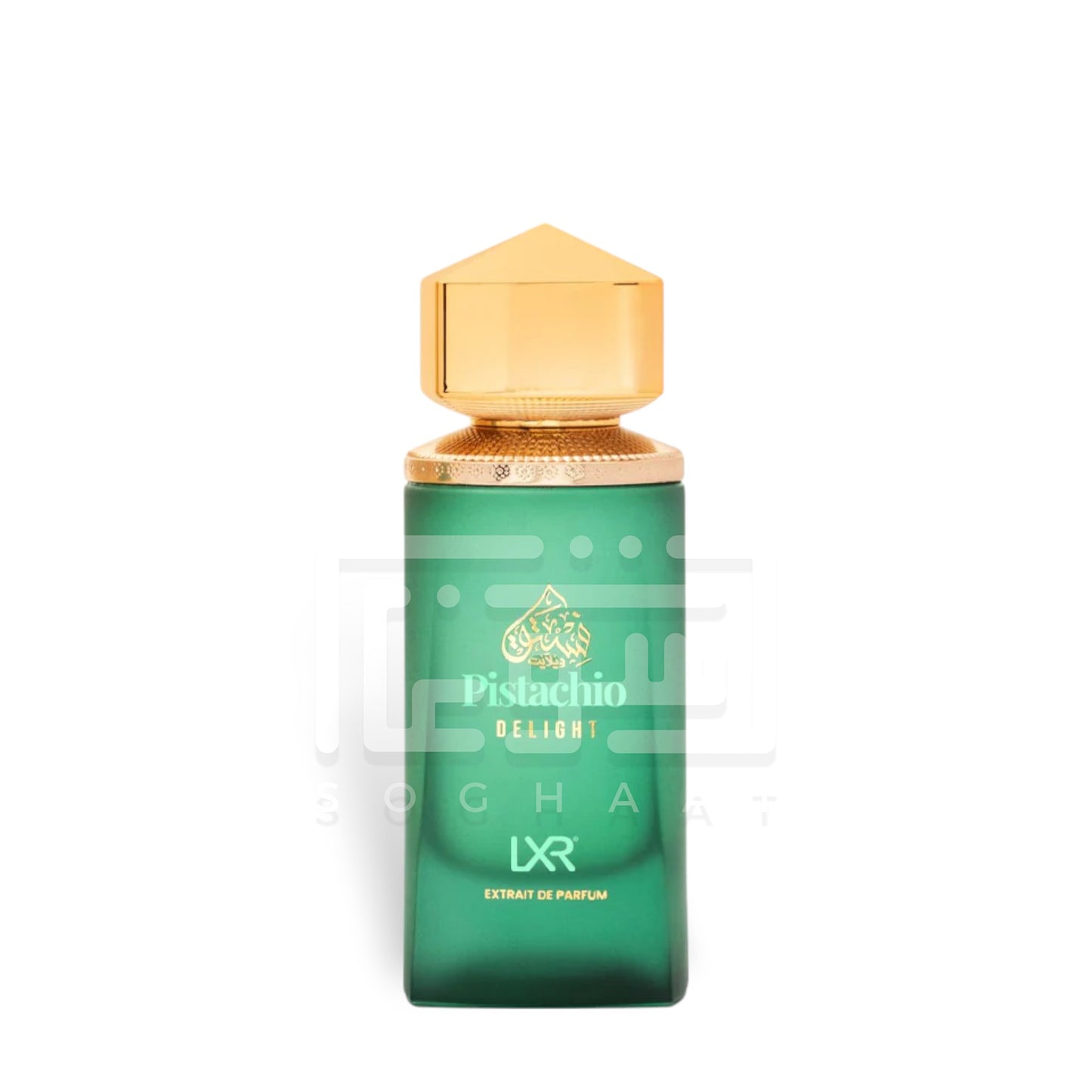 Pistachio Delight 100ml Extrait de Parfum by Fragrance World fragrance packaging front view