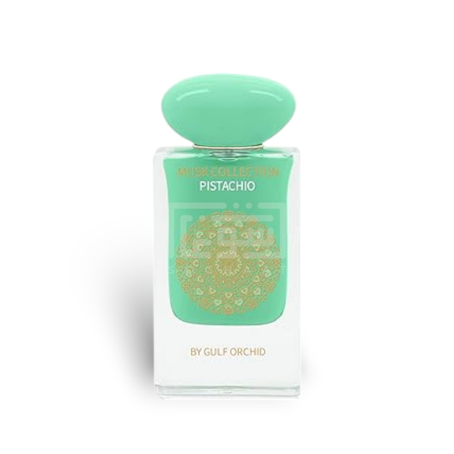 Pistachio (Musk Collection) 60ml Eau de Parfum by Gulf Orchid fragrance packaging front view