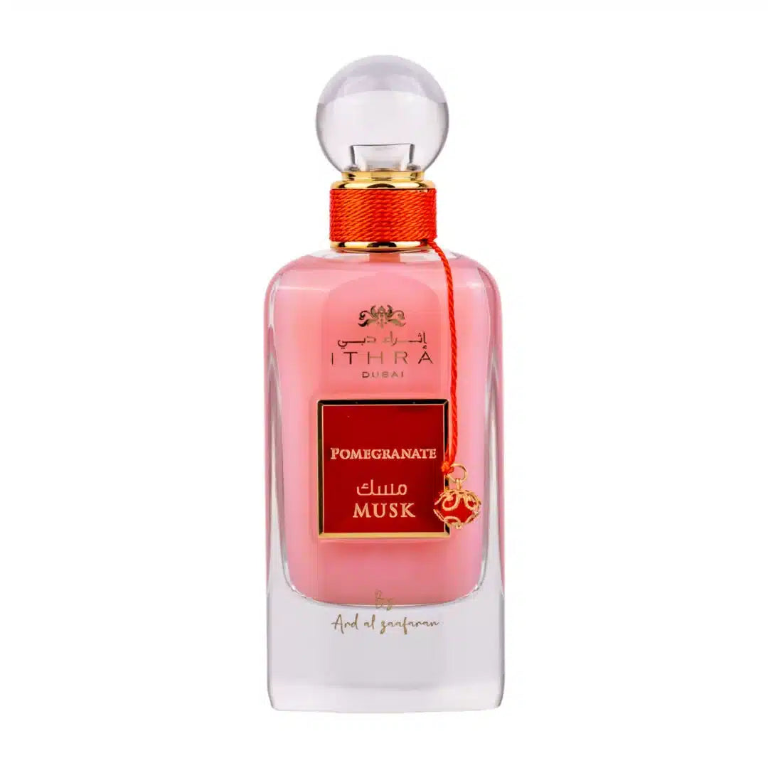Pomegranate (Ithra Dubai Musk) 100ml Eau de Parfum by Ard Al Zaafaran fragrance packaging front view