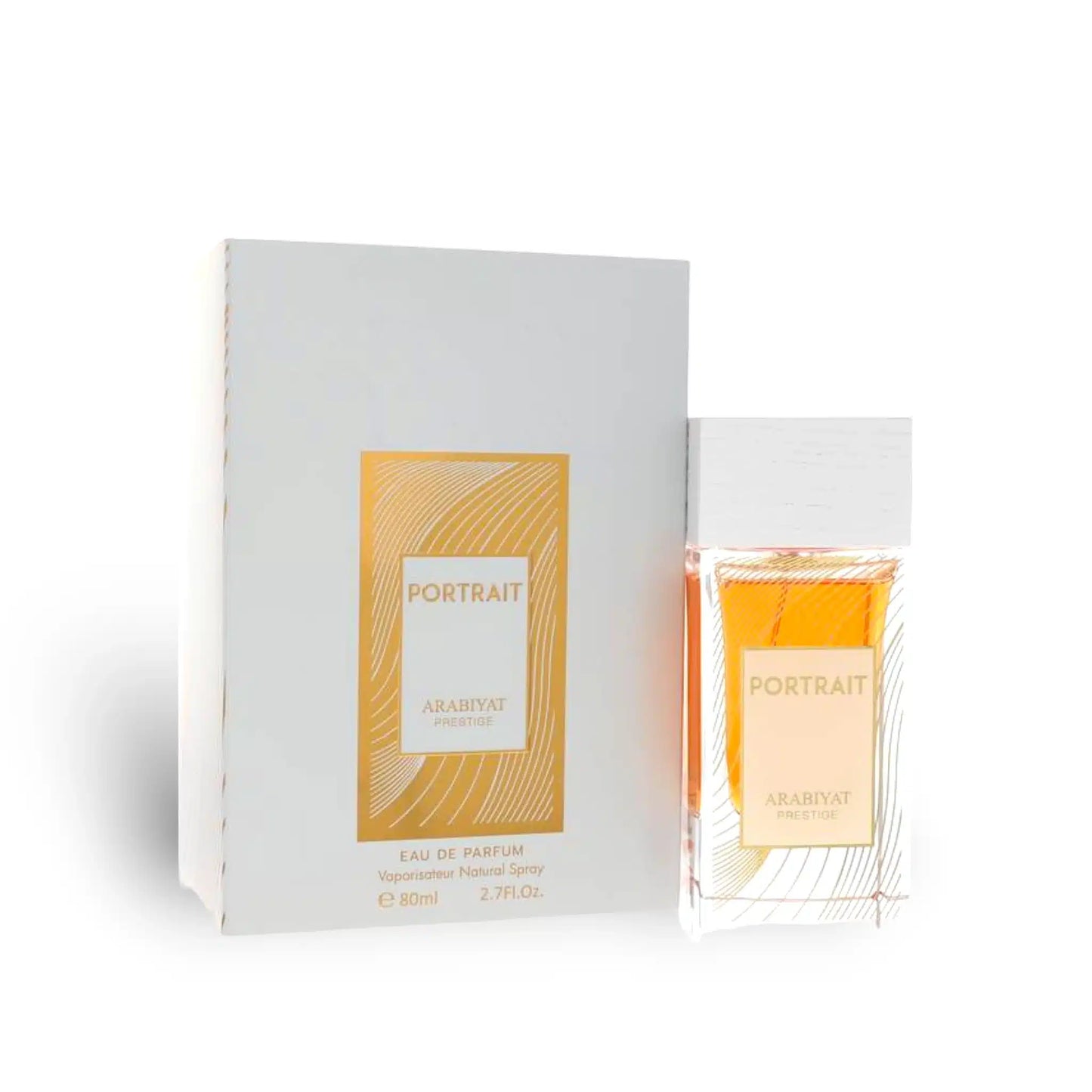 Portrait 80ml Eau de Parfum by Arabiyat Prestige bottle and box