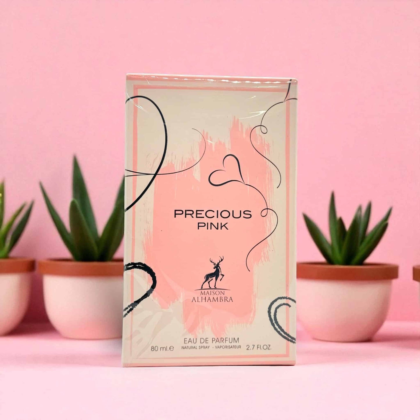 Precious Pink 80ml Eau de Parfum by Maison Alhambra Arabian perfume product image