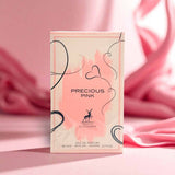 Precious Pink 80ml Eau de Parfum by Maison Alhambra perfume bottle close up