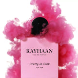 Pretty in Pink 100ml Eau de Parfum by Rayhaan bottle and box