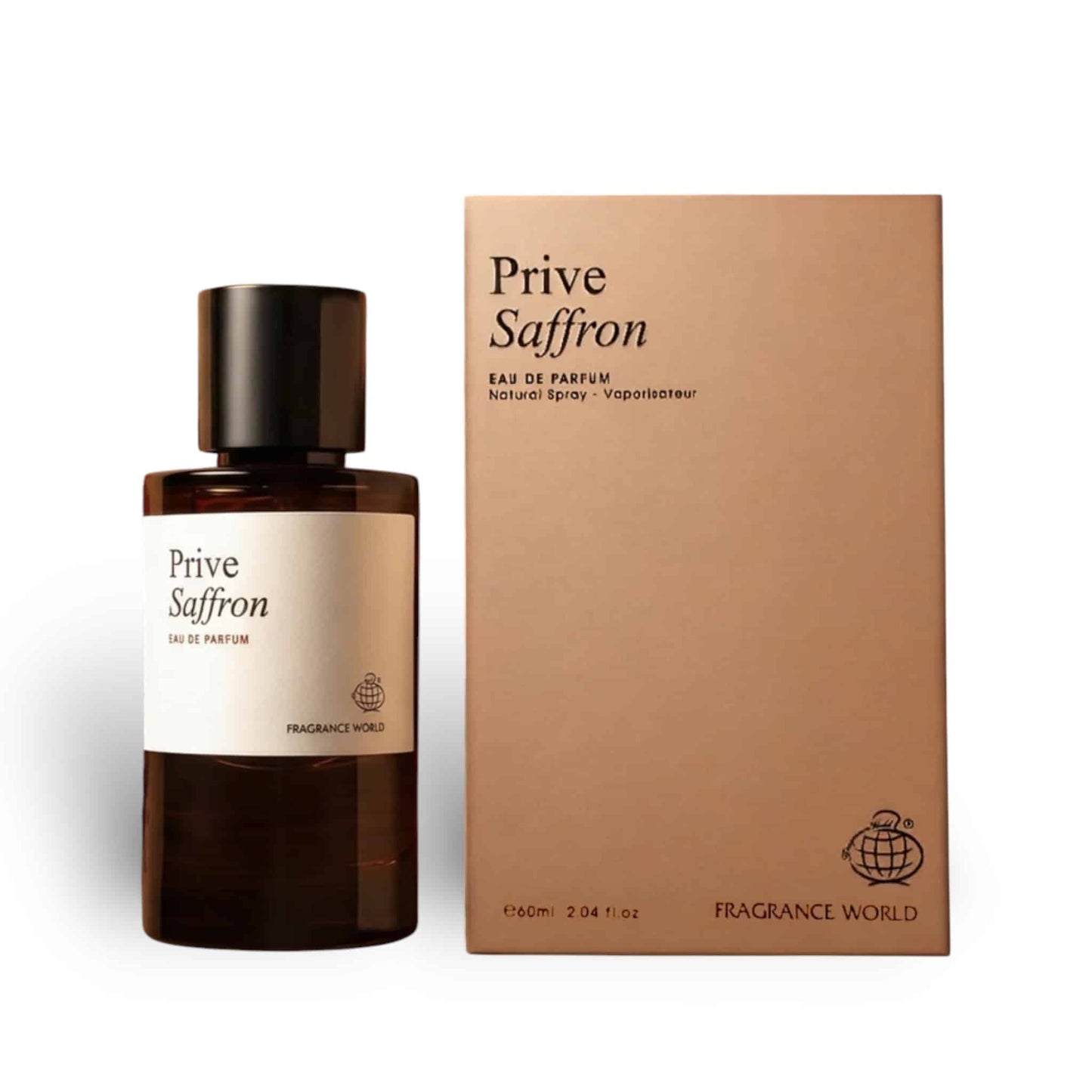 Prive Saffron 60ml Eau de Parfum by Fragrance World fragrance bottle