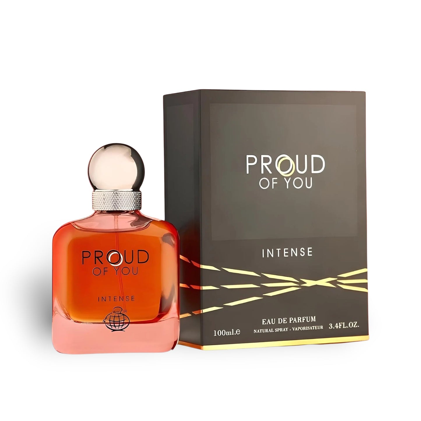 Proud Of You Intense 100ml Eau de Parfum by Fragrance World bottle and box