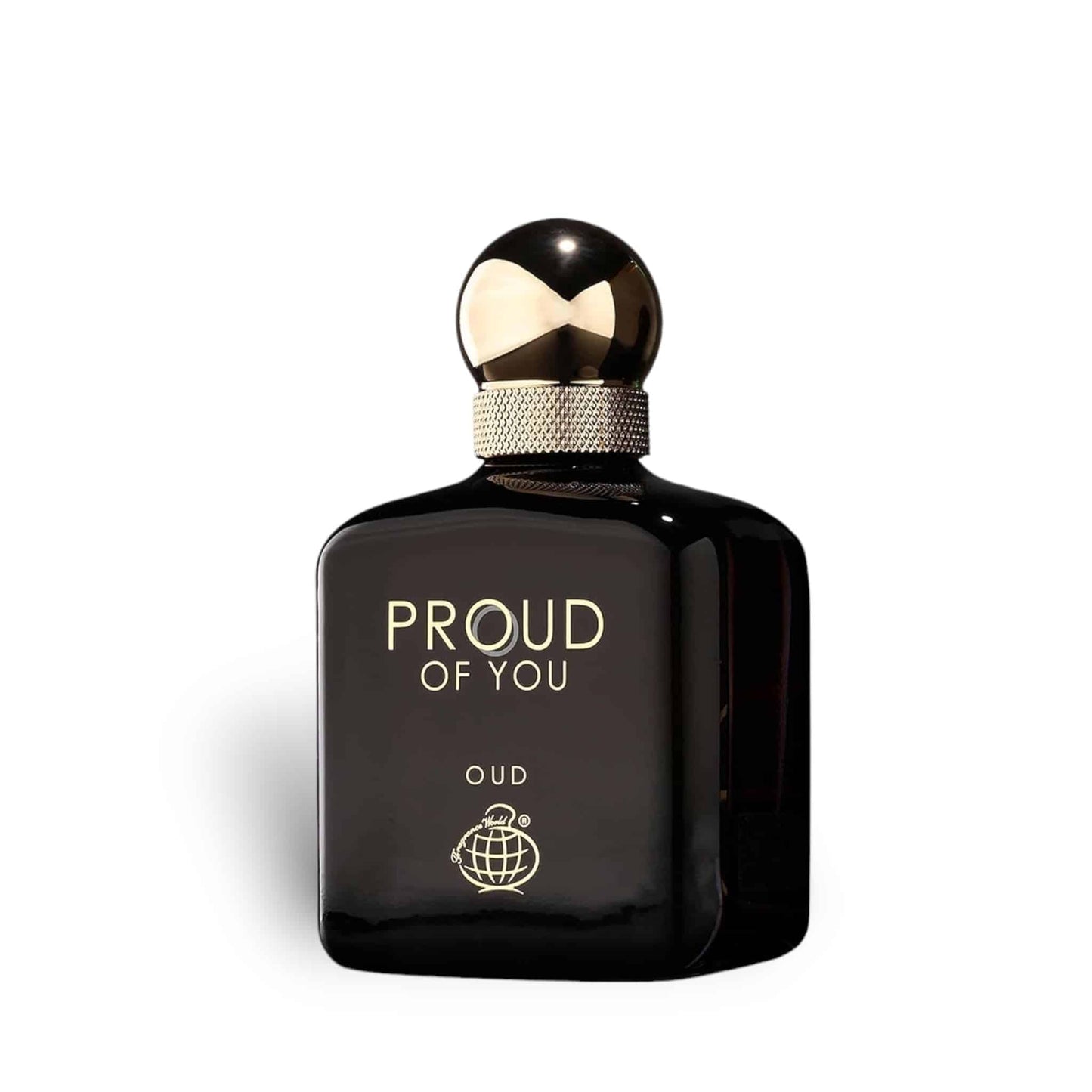Proud of You Oud 100ml Eau de Parfum by Fragrance World fragrance packaging front view
