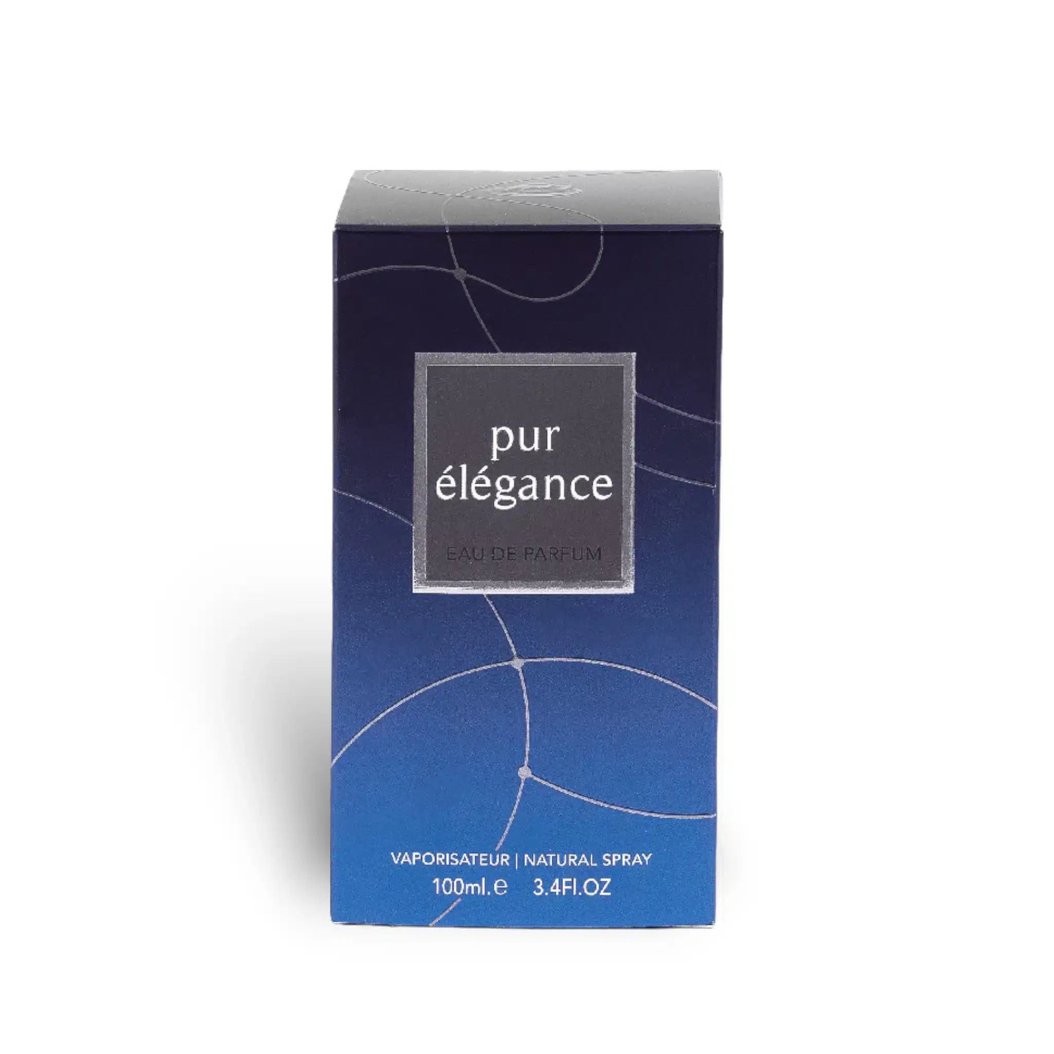 Pur Elegance 100ml Eau de Parfum by Fragrance World bottle and box