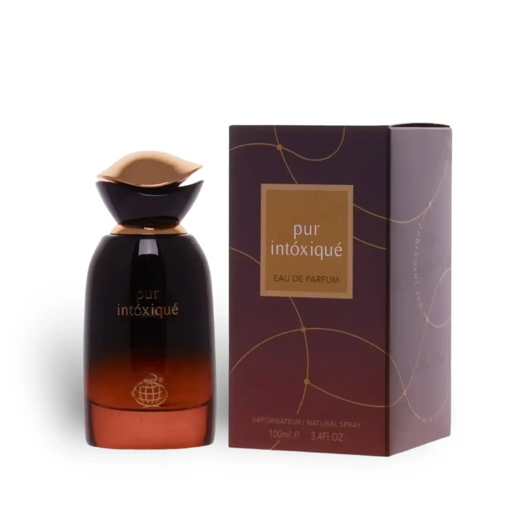 Pur Intoxique 100ml Eau de Parfum by Fragrance World bottle and box