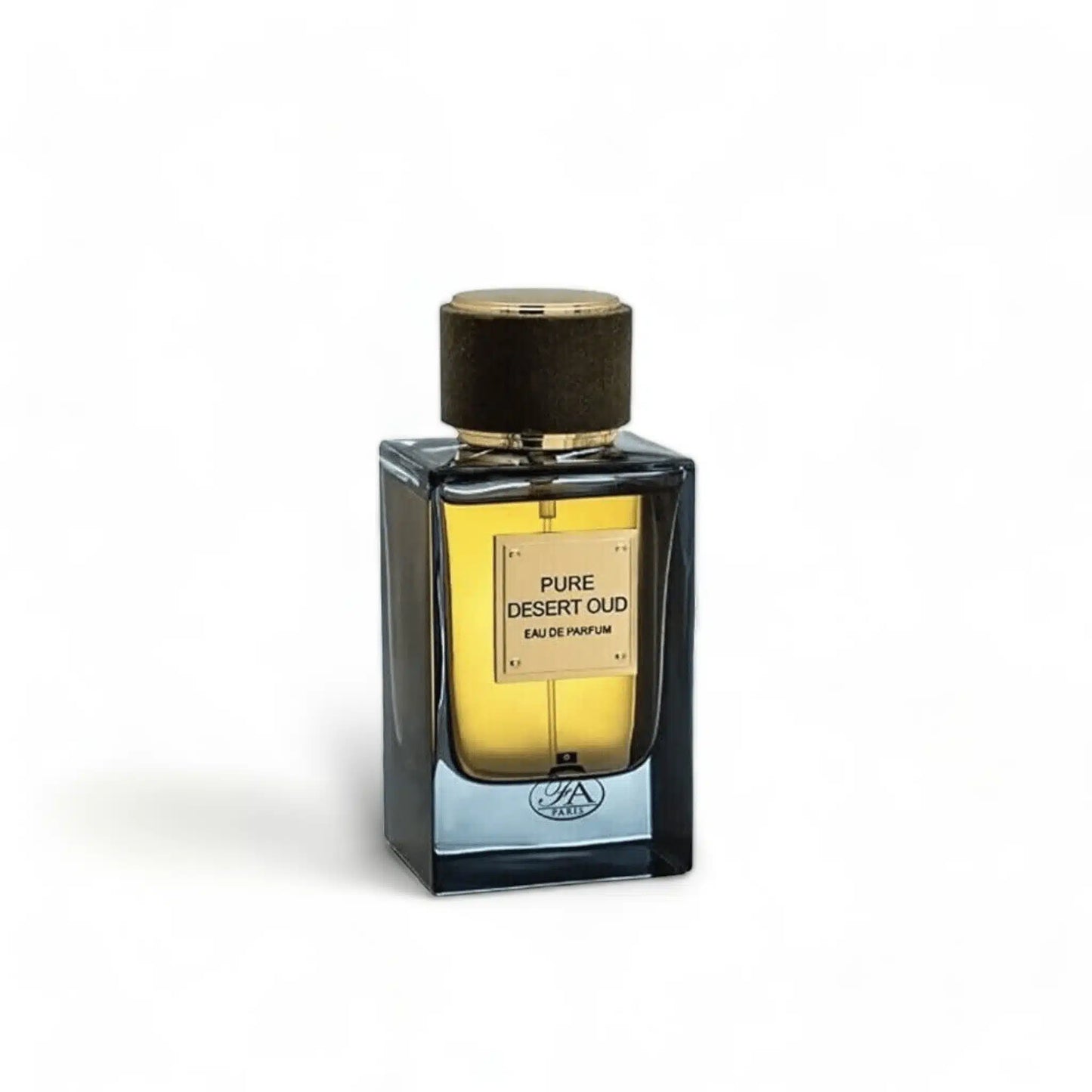 Pure Desert Oud 100ml Eau de Parfum by Fragrance World fragrance packaging front view