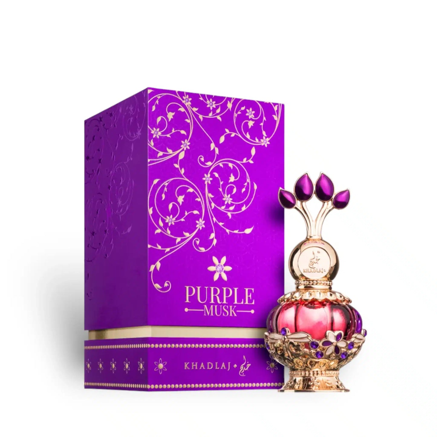 Purple Musk Concentrated 20ml Perfume Oil by Khadlaj perfume oil bottle