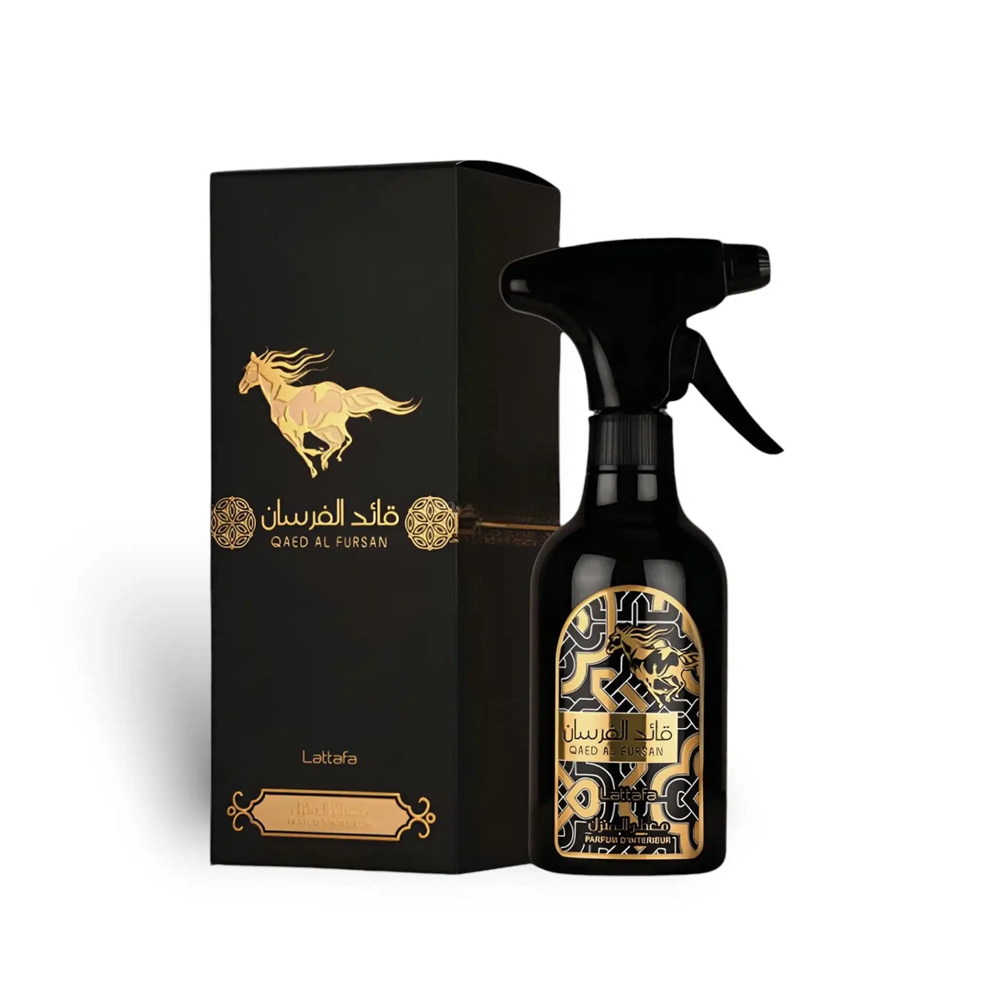 Qaed Al Fursan Room Spray 450ml Air Freshener by Lattafa air freshener bottle
