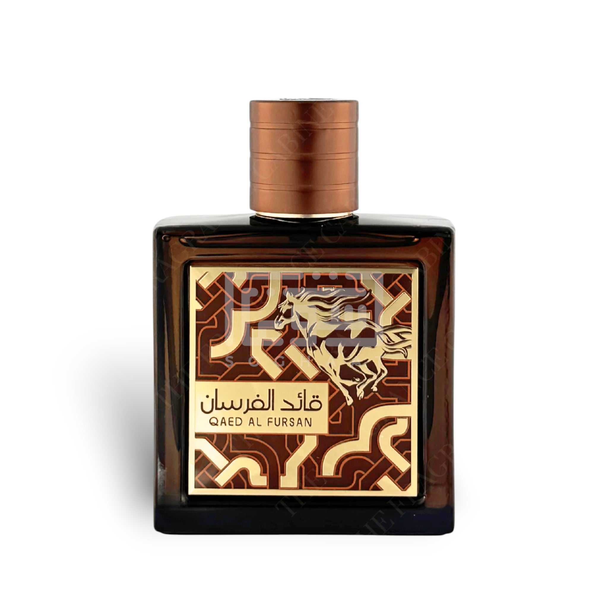 Qaed Al Fursan Untamed 90ml Eau de Parfum by Lattafa fragrance packaging front view