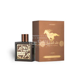 Qaed Al Fursan Untamed 90ml Eau de Parfum by Lattafa bottle and box
