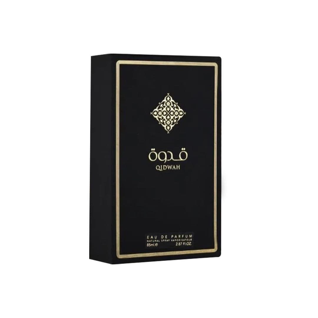 Qidwah 85ml Eau de Parfum by Ard Al Zaafaran perfume bottle close up