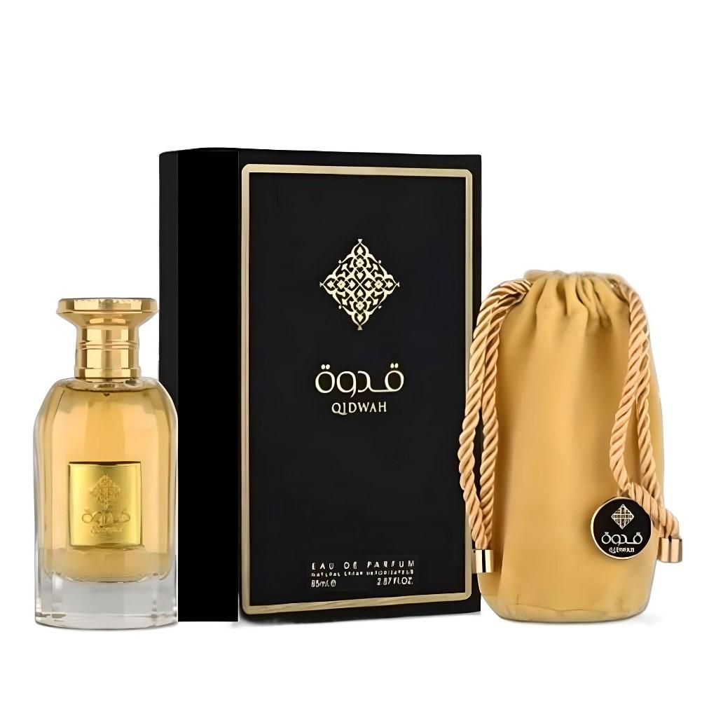 Qidwah 85ml Eau de Parfum by Ard Al Zaafaran bottle and box