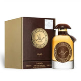 Ra'ed Oud 100ml Eau de Parfum by Lattafa bottle and box