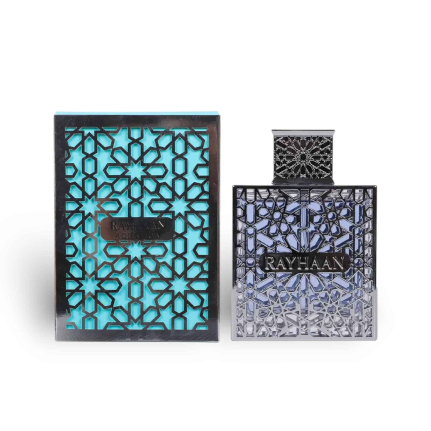 Rayhaan Aquatica 100ml Eau de Parfum by Rayhaan bottle and box
