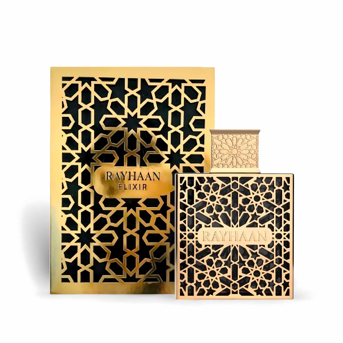 Rayhaan Elixir 100ml Eau de Parfum by Rayhaan bottle and box