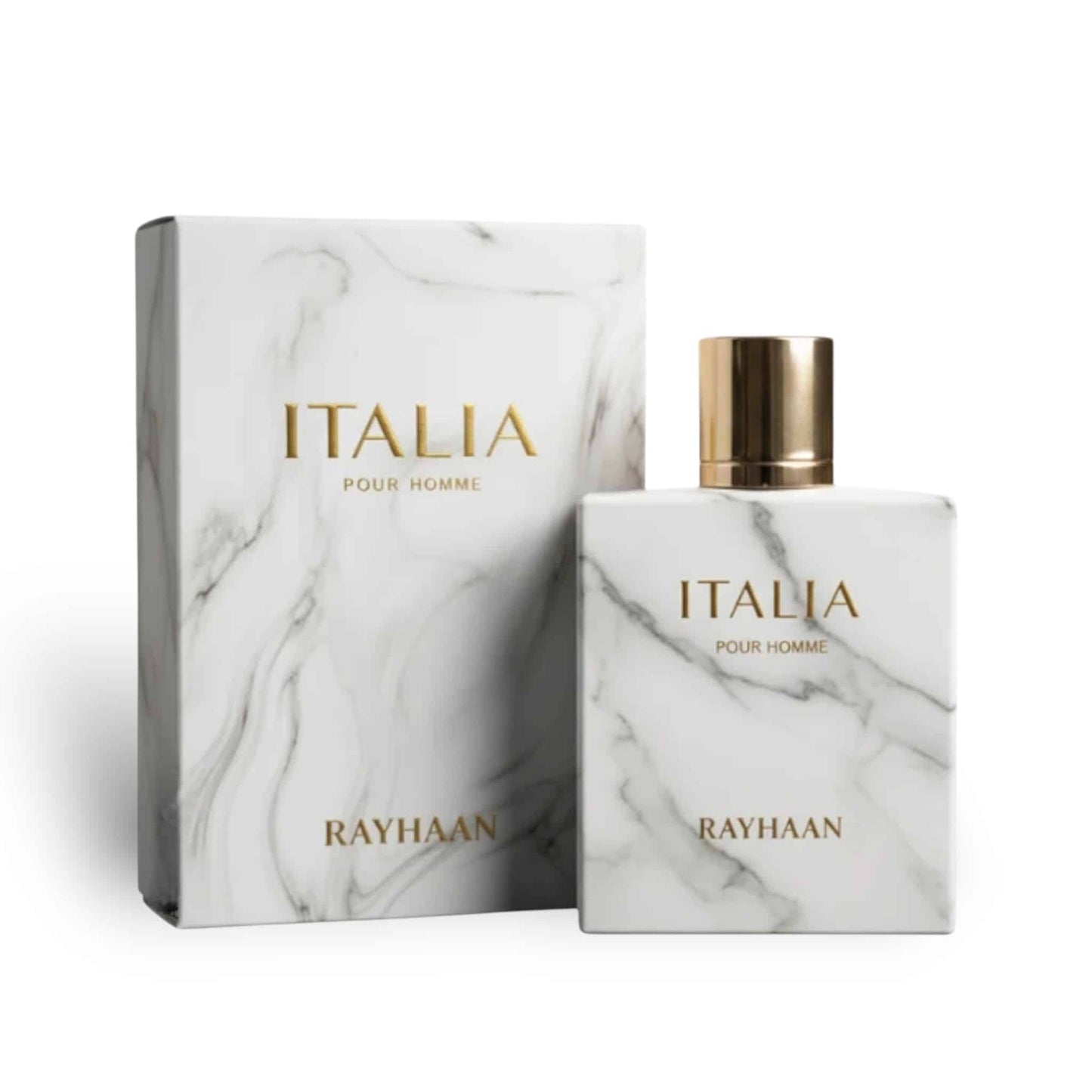 Rayhaan Italia 100ml Eau de Parfum by Rayhaan bottle and box