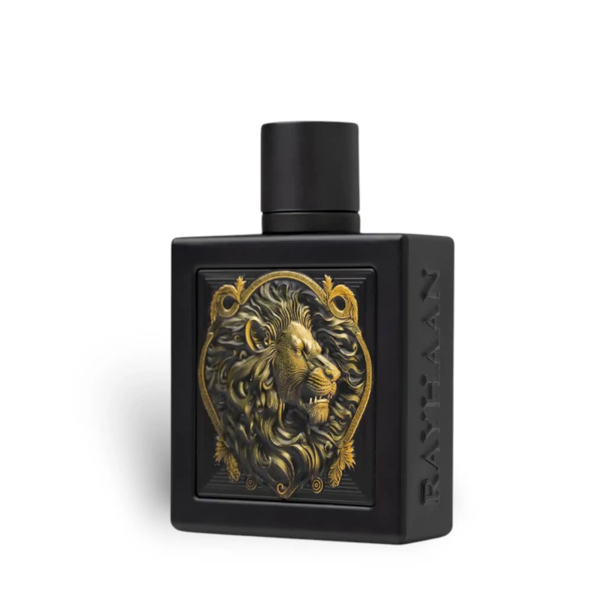 Rayhaan Lion 100ml Eau de Parfum by Rayhaan fragrance packaging front view